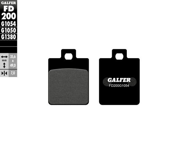GALFER Brake Pad Street Semi-Sintered Metal FD200G1054