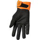 THOR Youth Spectrum MX Motorcross Gloves Black/Orange 2023 Model