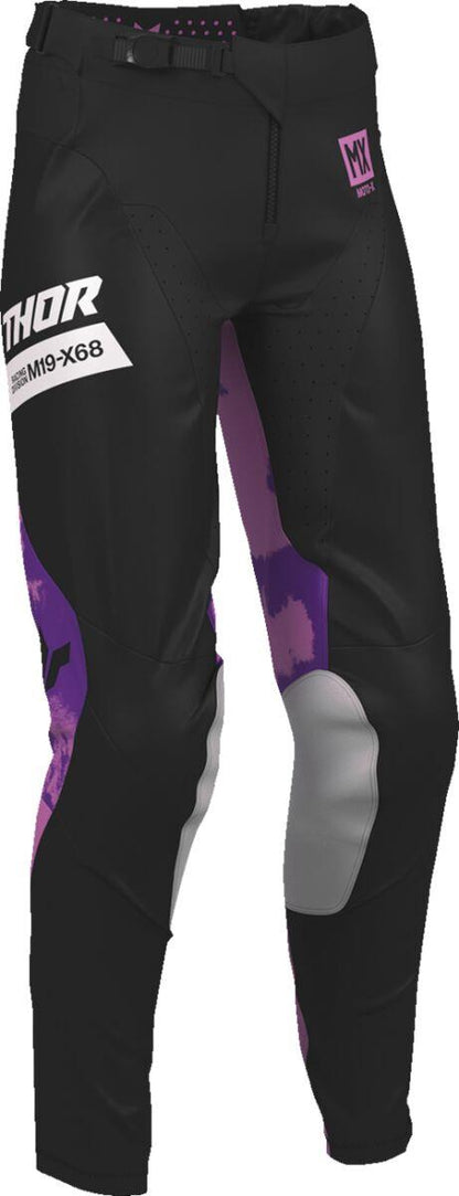 THOR Women's Launchmode Bleach Pants Purple/Black