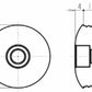 Daytona RING Handlebar Ends CNC Black Aluminum Pair 14-19mm Fitment 81228