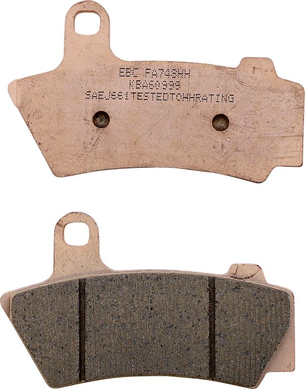 Ebc Sintered "HH" Brake Pads For BMW R 18 2021-2026 Copper Alloy FA748HH