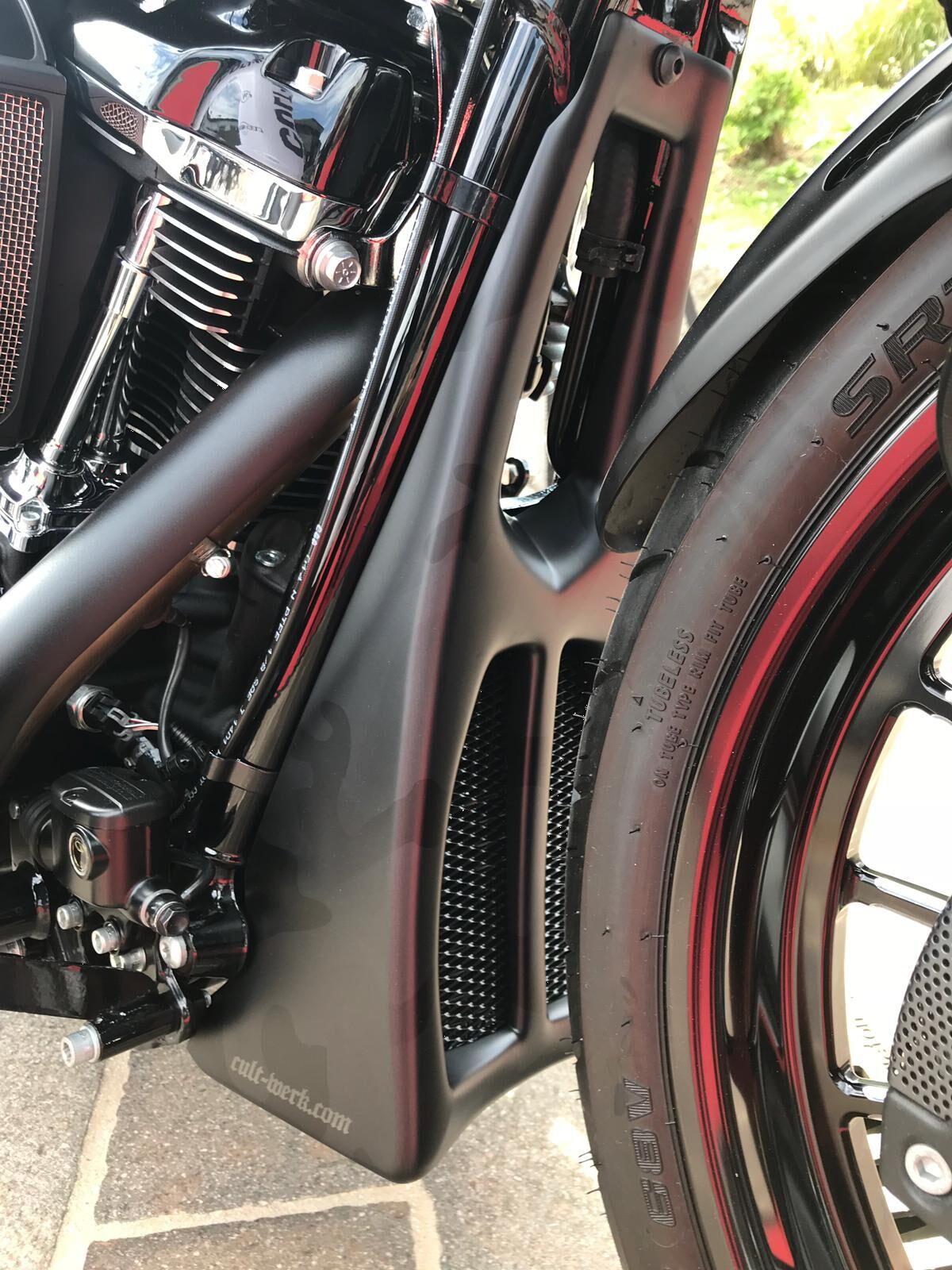 Cult Werk Spoiler Custom For Harley Davidson FLHX 1750 2017-2020 Black HD-TOU029