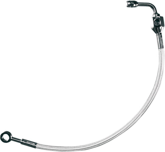 Magnum Shielding Braided Rear Brake Line Kit For Harley FLSTC 1340 87-99 5609