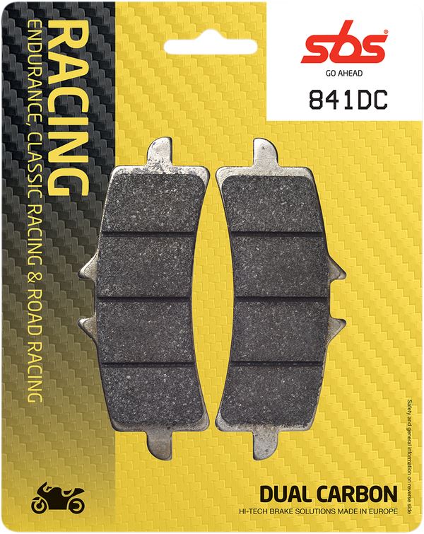 Sbs DC Racing Dual Carbon Brake Pads For Suzuki GSX-S 1000 S 1991-2026 841DC