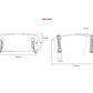 Puig Screw On Adjustable Screen Extender 90 x 230mm Clear 3482J