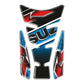 Puig Wings Tank Pad With Suzuki Logo Blue 21074H