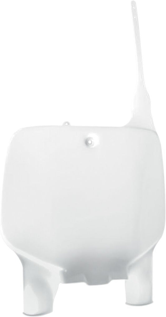 UFO FRONT NUMBER PLATE KAWASAKI KX125/250/500 WHITE KA03701-047