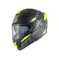 PREMIER HELMETS Evoluzione Yellow/Black Motorcycle Helmet