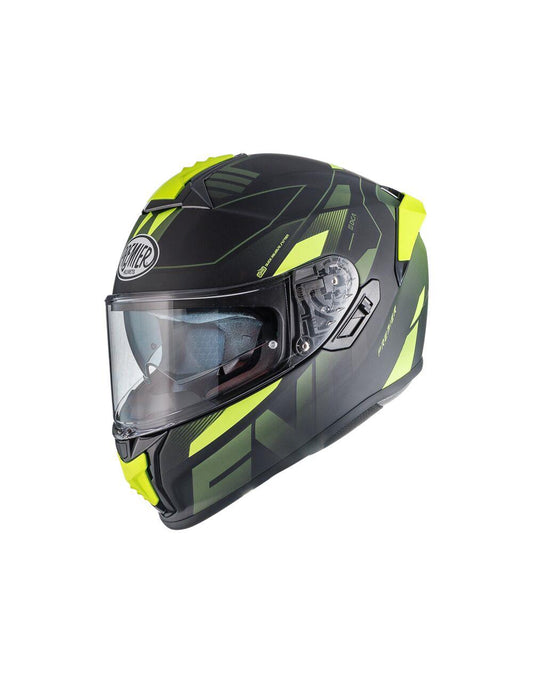 PREMIER HELMETS Evoluzione Yellow/Black Motorcycle Helmet