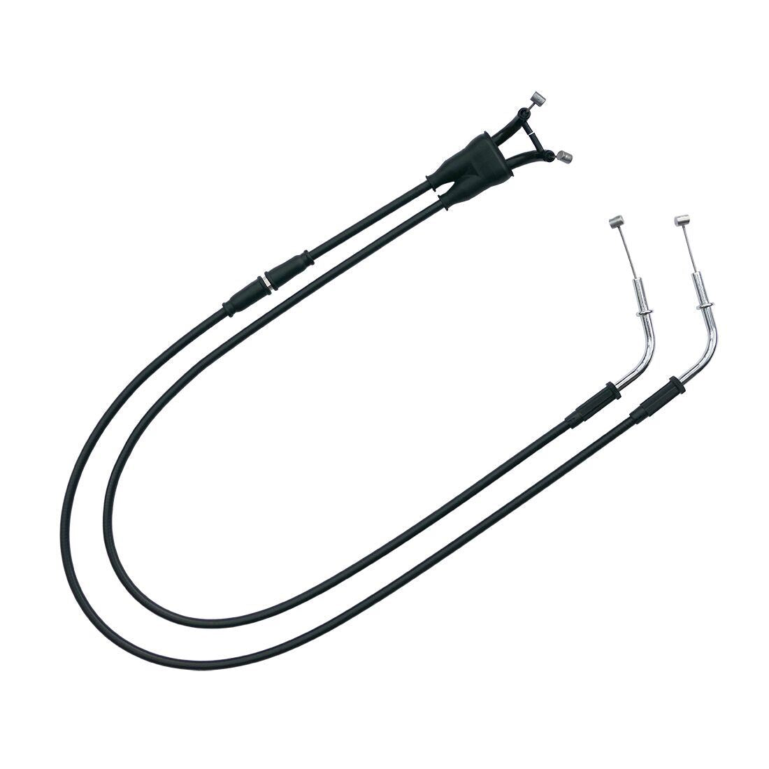 Venhill Throttle Cable For Kawasaki ZX-6 R 636 2003-2004 Black Set K02-4-143-BK