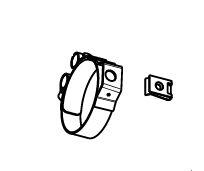 AKRAPOVIC Exhaust Clamp Sliver Stainless Steel P-R145