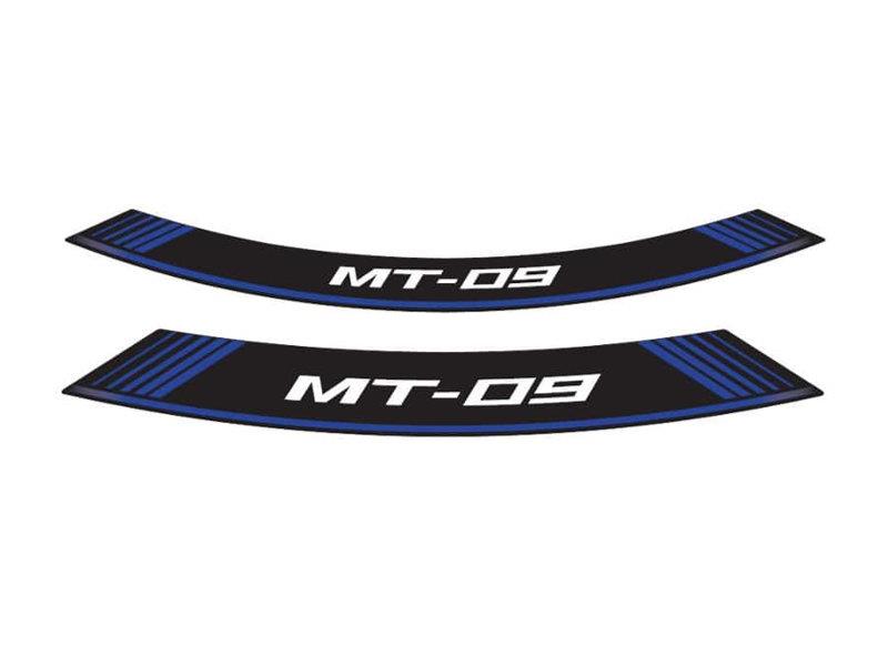 PUIG Wheel Rim Stickers Blue for Yamaha MT-09/SP/SportTracker/StreetRally 13-20 9135A