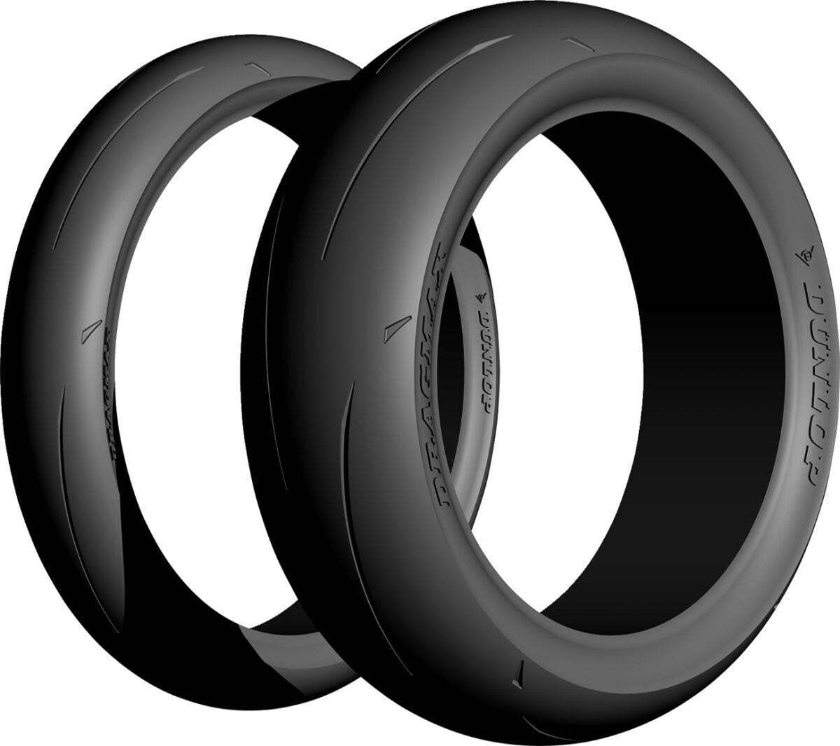 Dunlop Dragmax  110/60ZR17 Front Radial TL Racing Cruiser Motorcycle Tyre