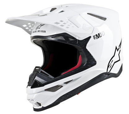 ALPINESTARS Supertech M10 Solid White MX Helmet