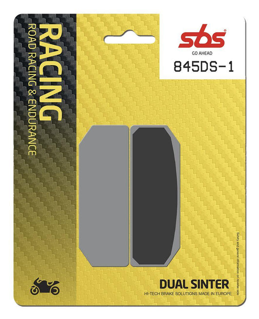 Sbs DS Racing Dual Sintered Brake Pads For BMW S 1000 HP4 Race 2018 845DS-1