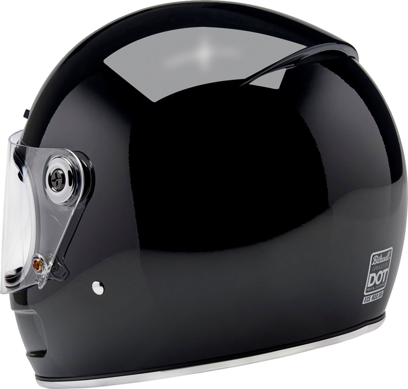 BILTWELL Gringo SV Black Motorcycle Helmet