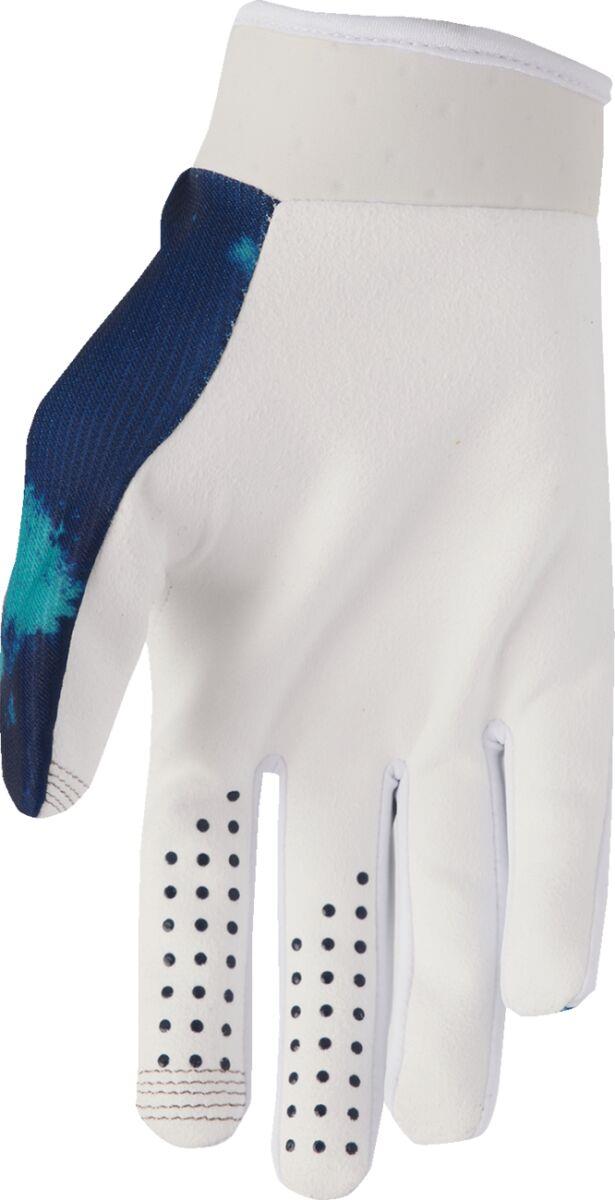THOR Youth LAUNCHMODE Bleach Gloves Blue/Green/White