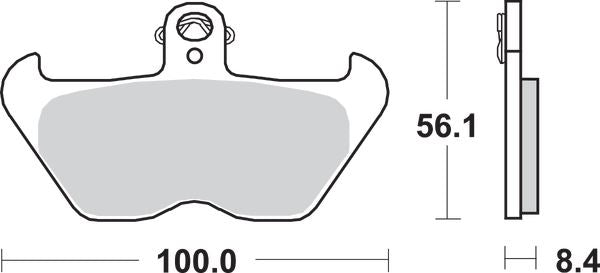 Sbs HS Street Excel Sintered Front Brake Pads For BMW R 1200 C 1992-2002 703HS