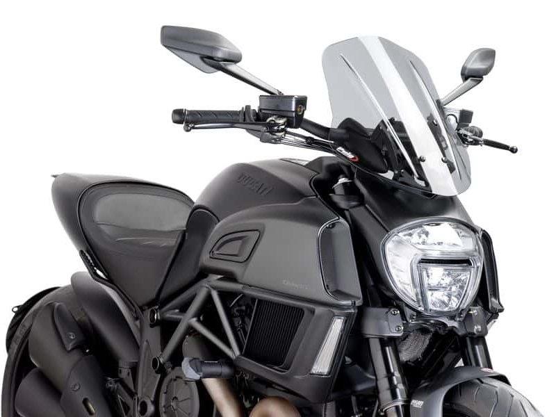 Puig New Generation Adjustable Touring Screen Light Smoke 7621W