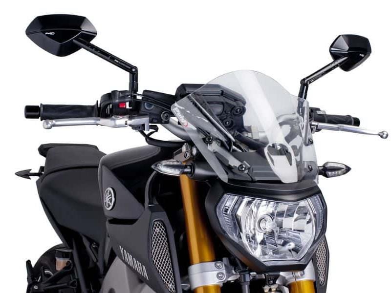 PUIG New Generation Sport Screen Clear for Yamaha MT-09/SportTracker/StreetRally/13-16 6859W