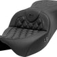 Saddlemen Roadsofa Leather Seat Heated Without Backrest And Rain Cover For Harley Davidson FLHXS 1868 ABS 08-23 808-07B-206A0