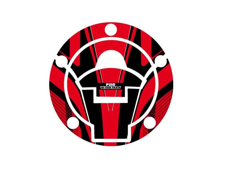 PUIG Radikal Fuel Cap Protector Red for Yamaha MT-03/MT-125/YZF R3 15-25 8281R