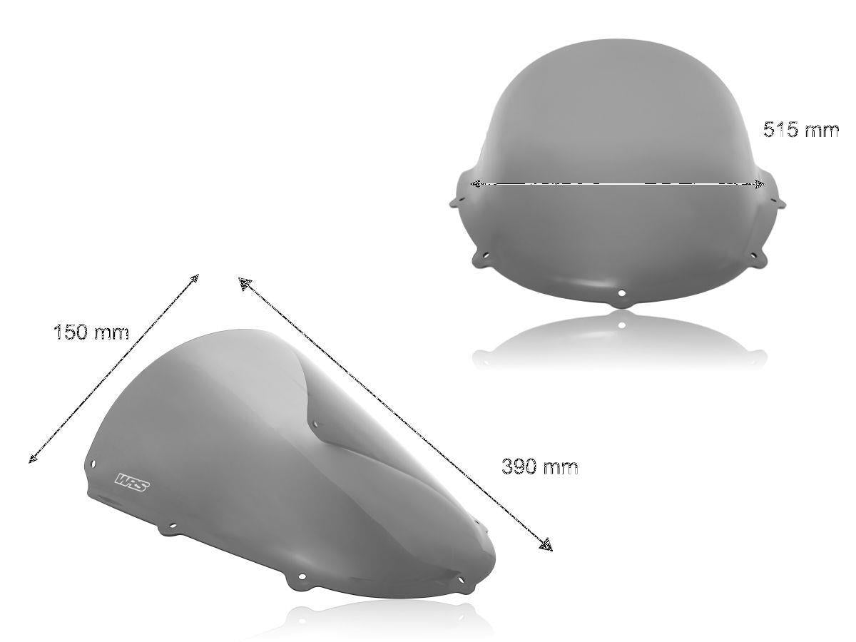 WRS Windscreen For Aprilia RS 125 1998-2005 Dark Smoke Each AP015FS