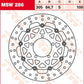 Trw Round Floating Brake Rotor For Triumph Tiger 800 XCA 2011-2020 Silver MSW286