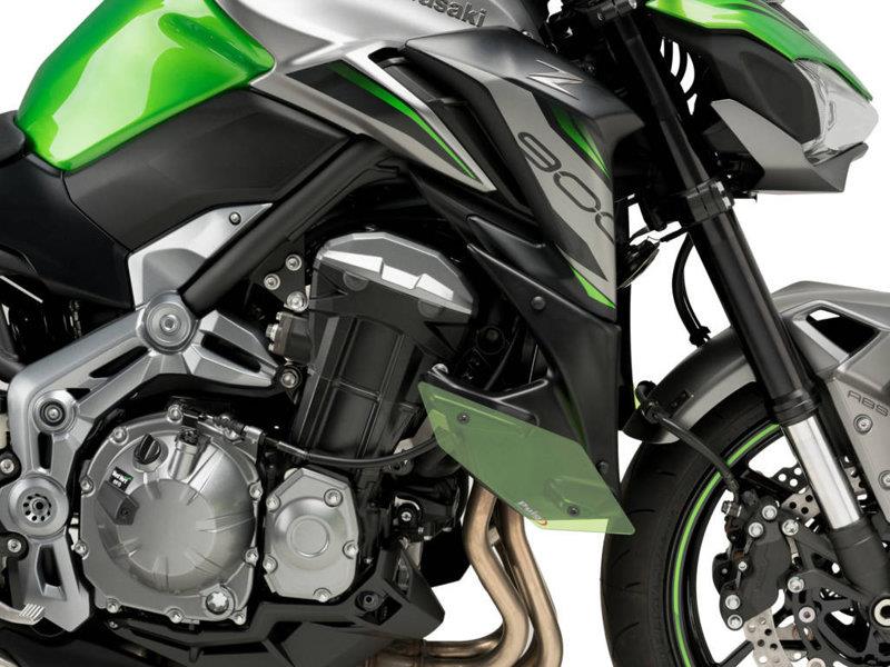 PUIG Naked Downforce Spoilers Green for Kawasaki Z900 17-19 20327V