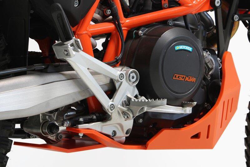AXP Racing Skid Plate Orange Polyethylene (Hdpe) For KTM Enduro 2008-2025 Ax1700