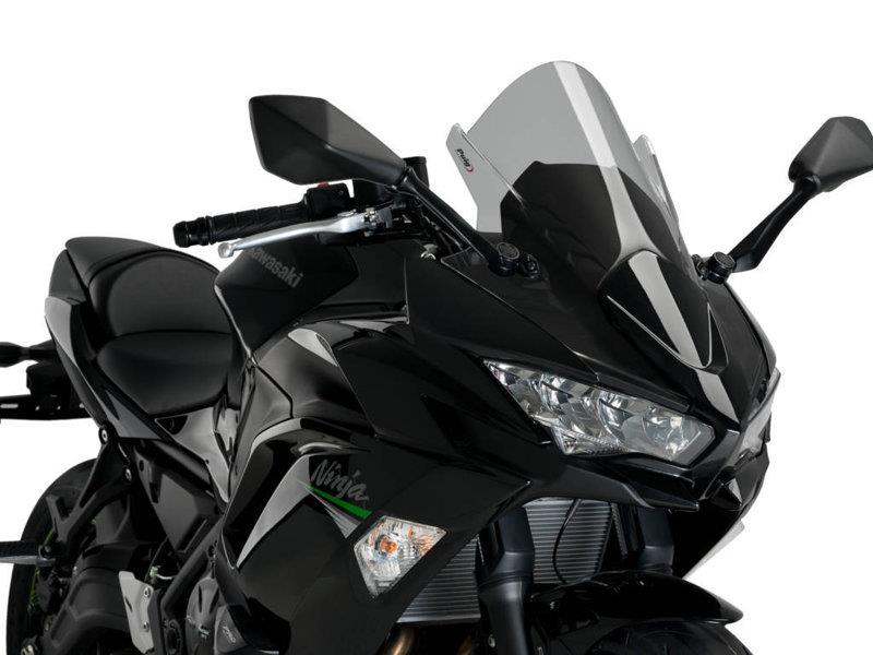 PUIG Z-Racing Screen Light Smoke for Kawasaki Ninja 650 20-25 3881H