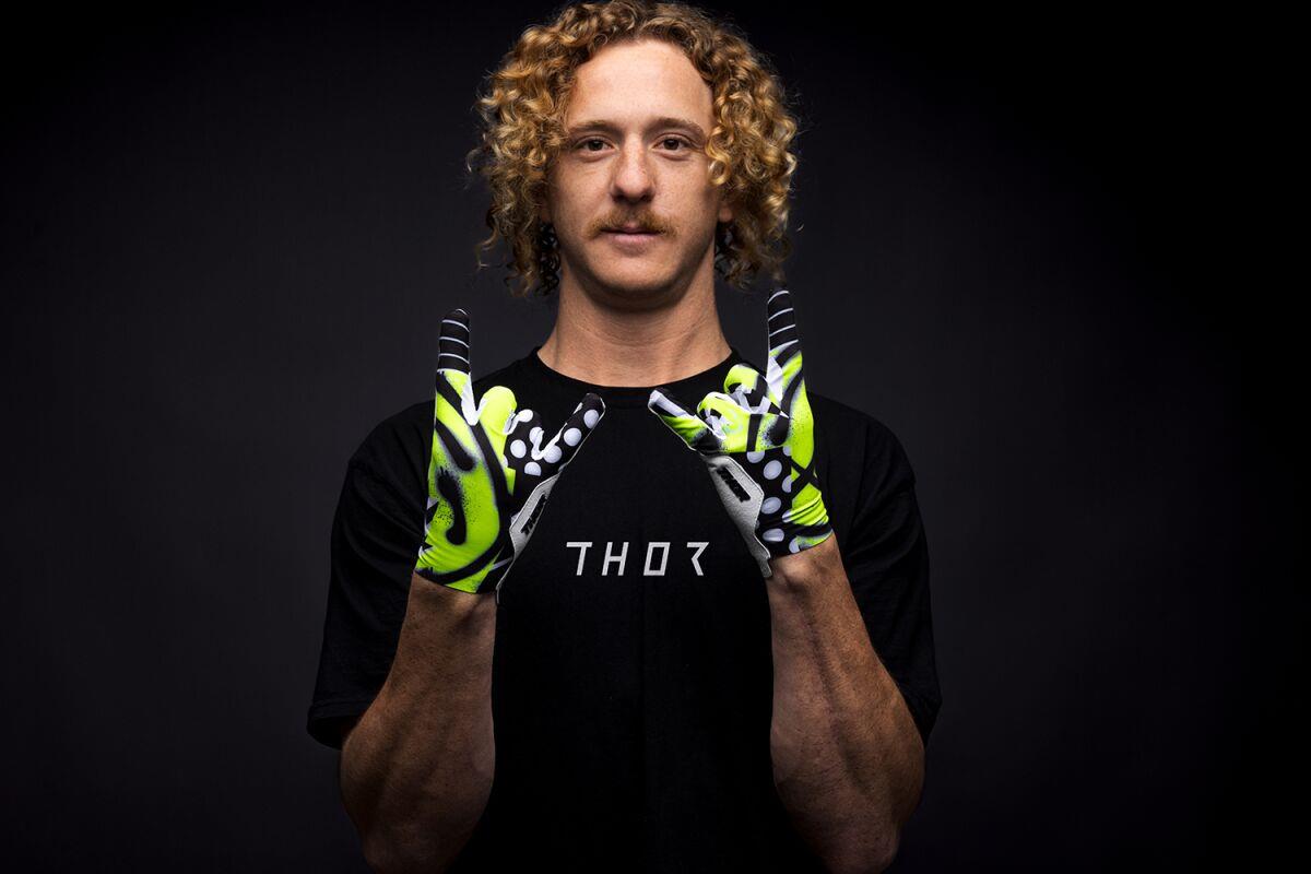 THOR Sportmode Anarchy Gloves Green/White/Black