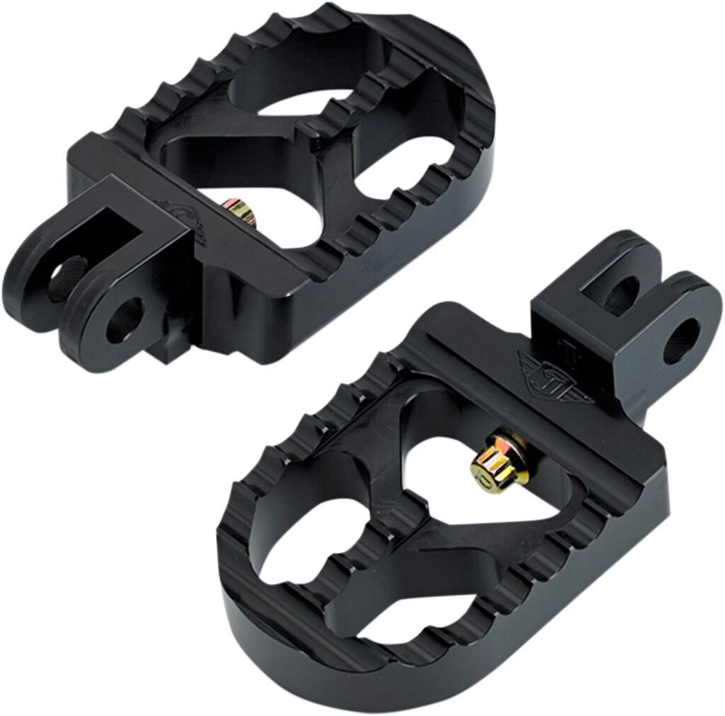 Joker Machine Serrated Footpegs Triumph Scrambler 865 02-16 Aluminum 08-57-4B