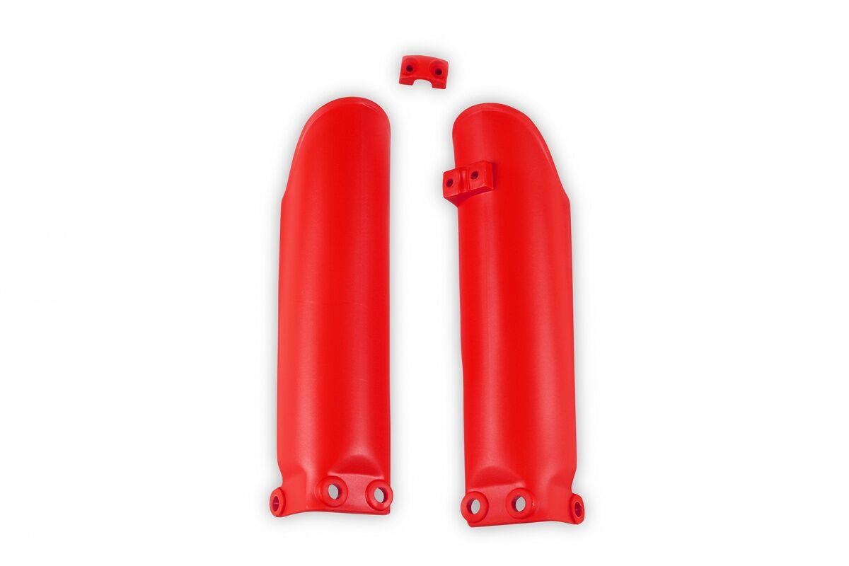 UFO Fork Covers For Gas Gas MC 65 2021-2026 Red Plastic Pair KT04011#062