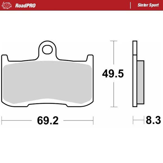 Moto-Master RoadPro Sinter Sport For Indian Chieftain 116 2002-2026 406005