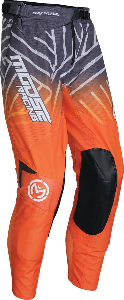 Moose Racing Soft-Goods Pants Sahara Gray/Orange 24 Model