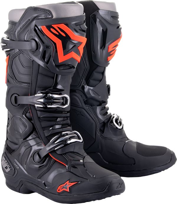 Alpinestars Tech 10 Boots Orange Black