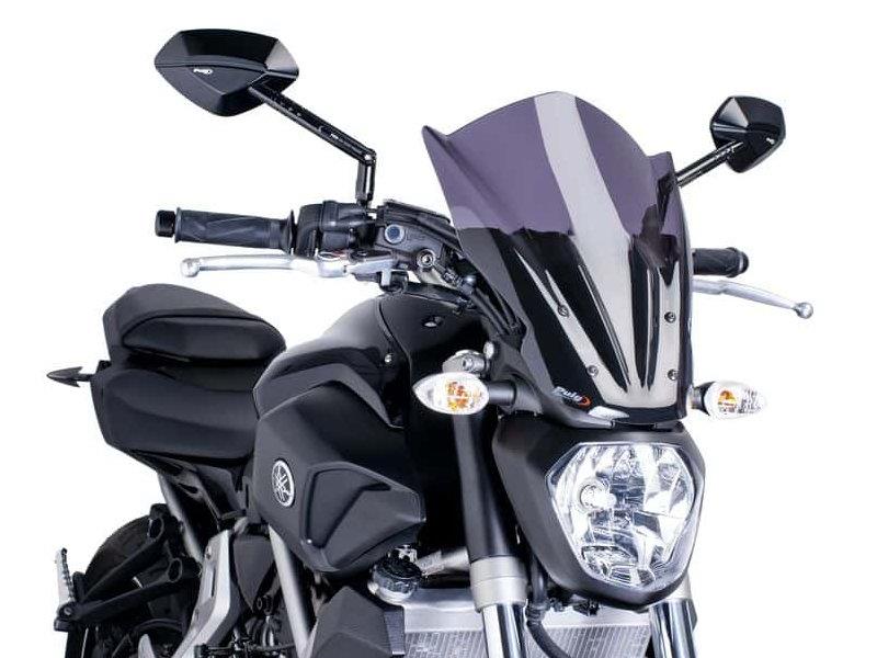 PUIG New Generation Touring Screen Dark Smoke for Yamaha MT-07 14-27 7016F