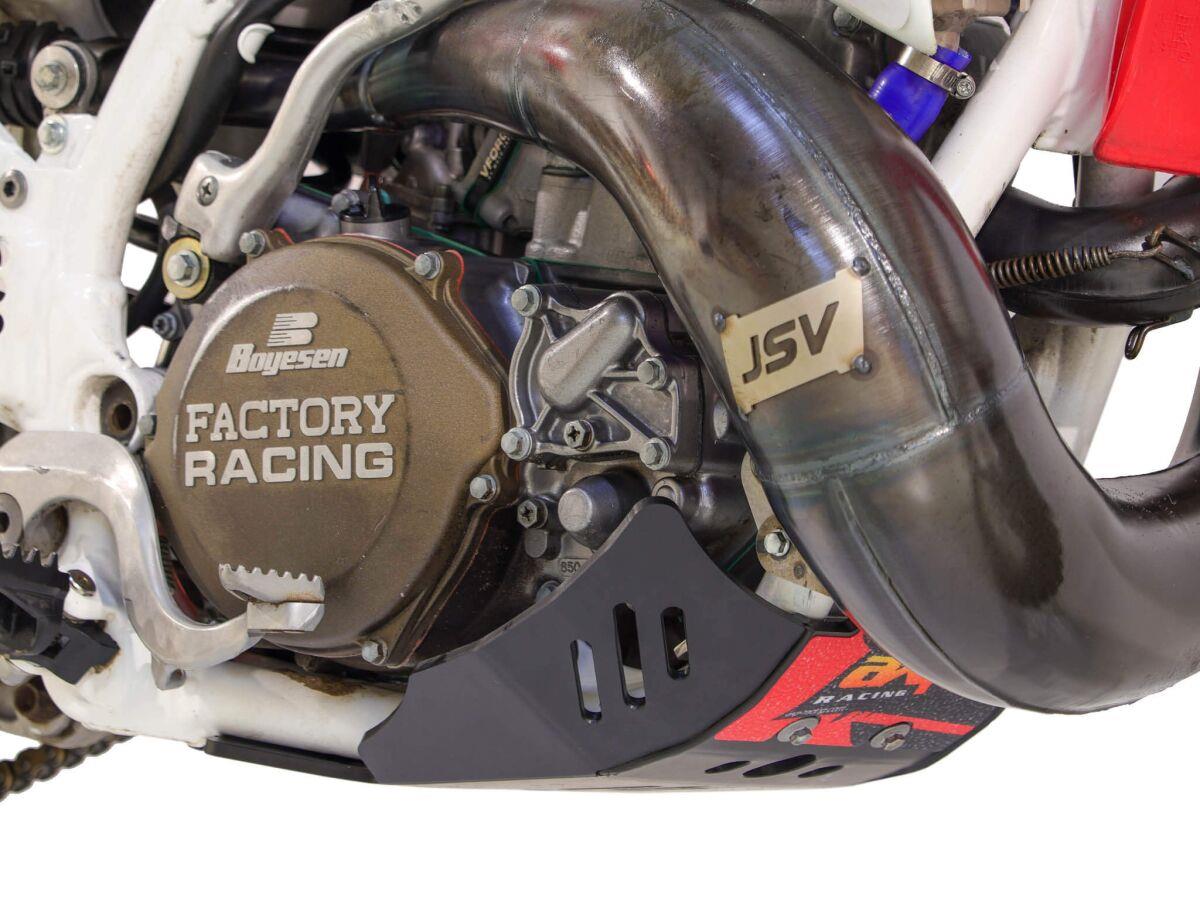 AXP Racing Skid Plate For Honda CR 250 R 1992-1996 Black PA6 Ertalon Each AX1736