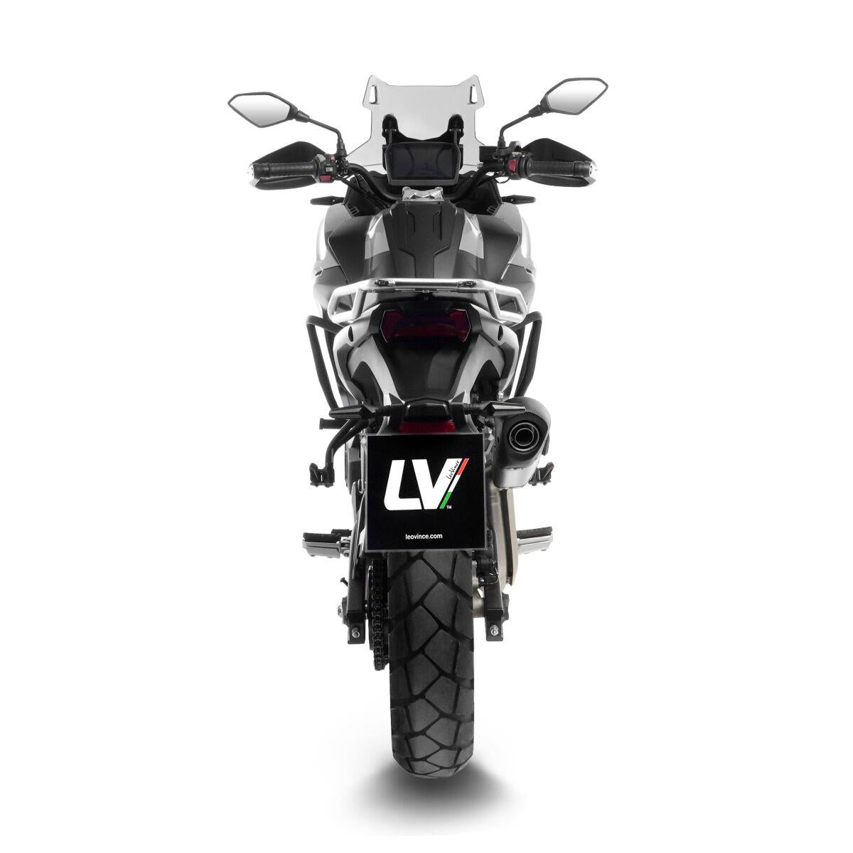 LEOVINCE LV-14 Stainless Steel Slip-On Muffler for VOGE VOGE DS 525 X ABS 24-25 15637