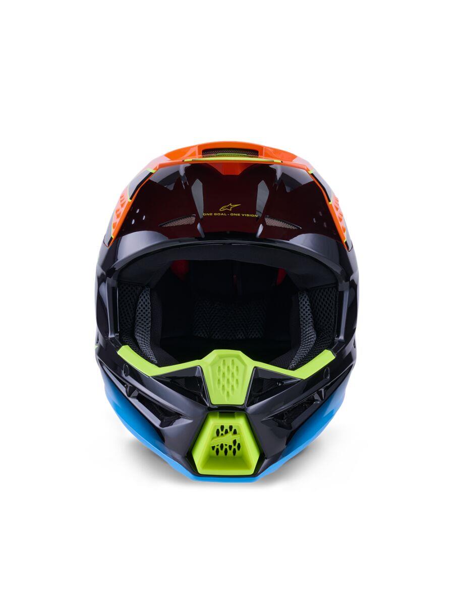 ALPINESTARS SM3 Fray Helmet BLK/OR/YL 2025 Model