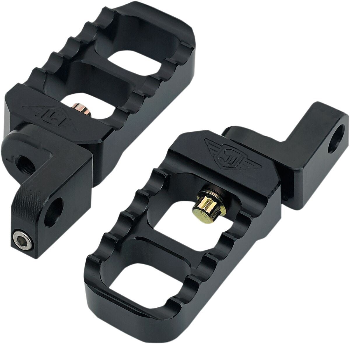 Joker Machine Adjustable Serrated Billet Footpegs Harley Davidson FXLRST 1923 ABS 08-24 08-642-3B