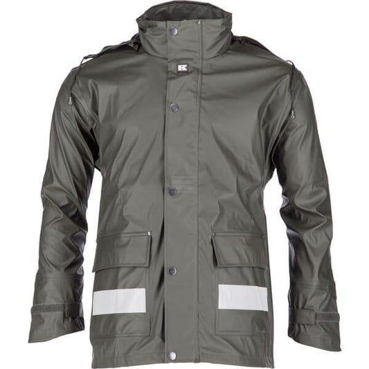 KRAMP Protect Waterproof Rain Coat Jacket Green
