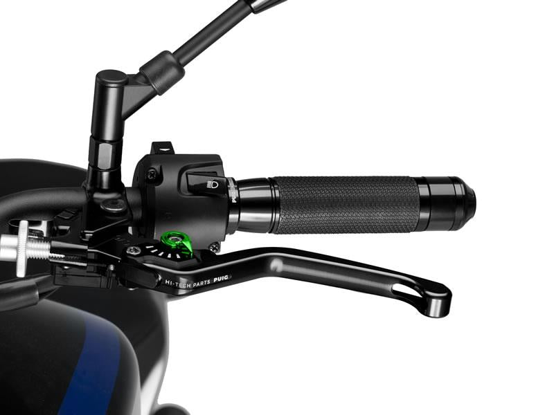 Puig Fixed V3 Clutch (Black Lever With Blue Selector) Green 6365W