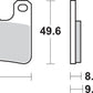 Sbs DC Racing Dual Carbon Brake Pads For Suzuki VZR 1800 R 2004-2021 806DC