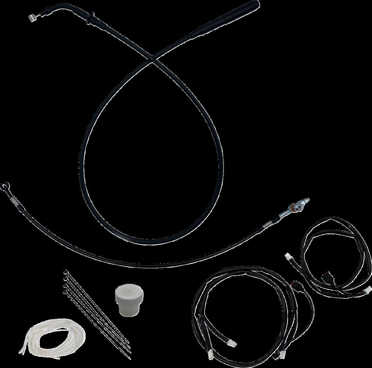 Fat Baggers Inc. EZ Install Kit For Harley FLHLT 1923 2023-2026 Black 149014-B