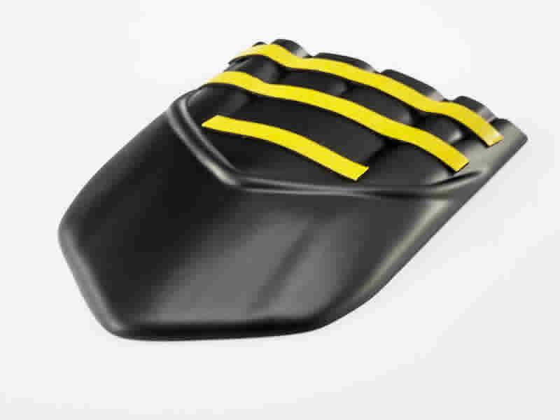 Puig Rear Mudguard Extender Matt Black 21649H
