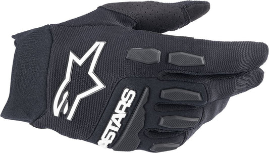 Alpinestars Youth Freeride Bicycle Gloves Black White