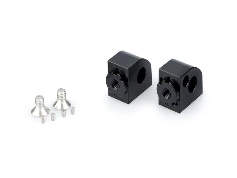 PUIG Pillion Adjustable Footpeg Adaptors Black for Yamaha YZF R1/M/R6/Race/R7 02-25 20251N