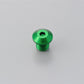 Daytona Mirror Plug Bolt Green M10 x 1.25 CNC Left Side Hole Plug 99801
